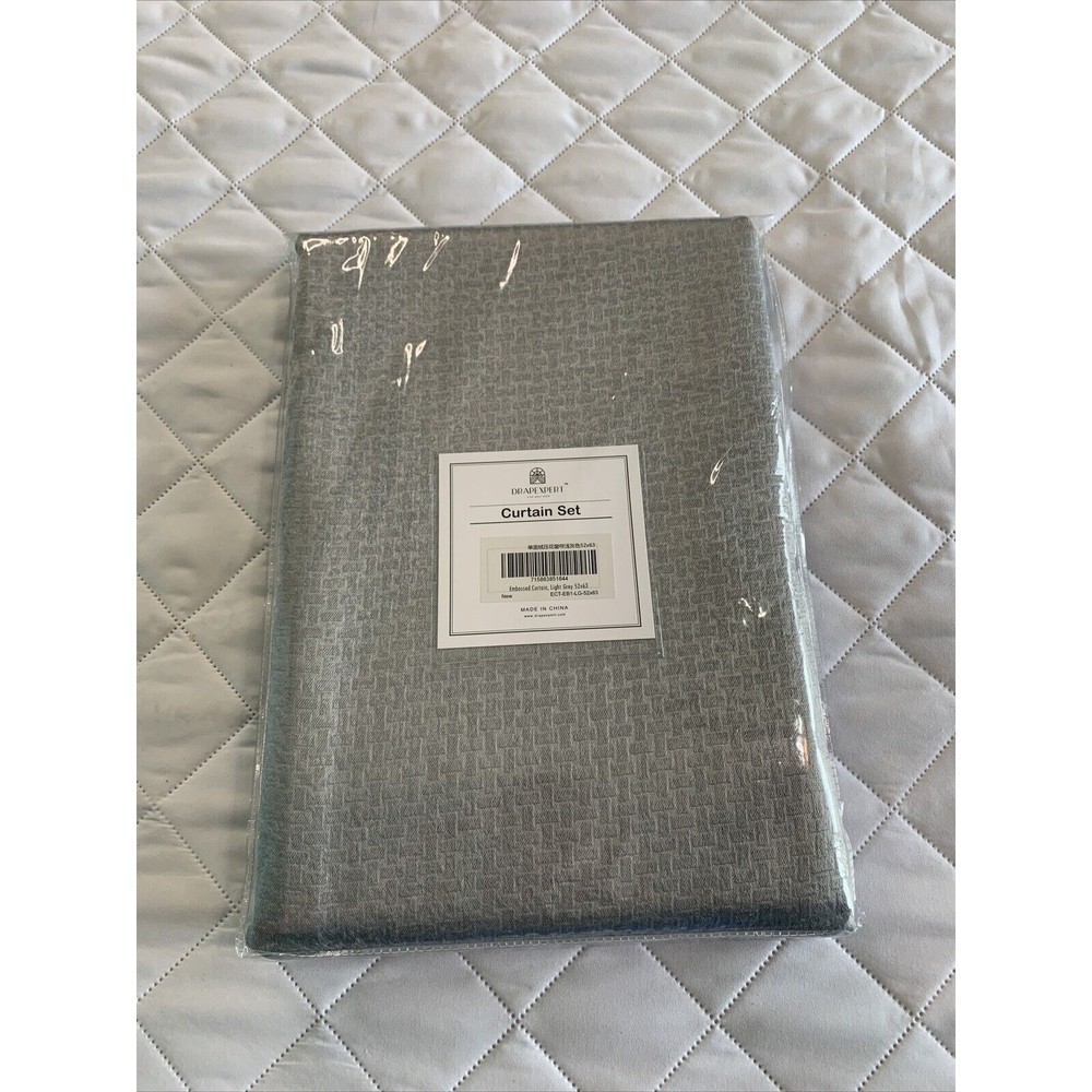 85% Blackout Curtains for Bedroom Living Room, Embossed Suede Curtains 52x63 😀